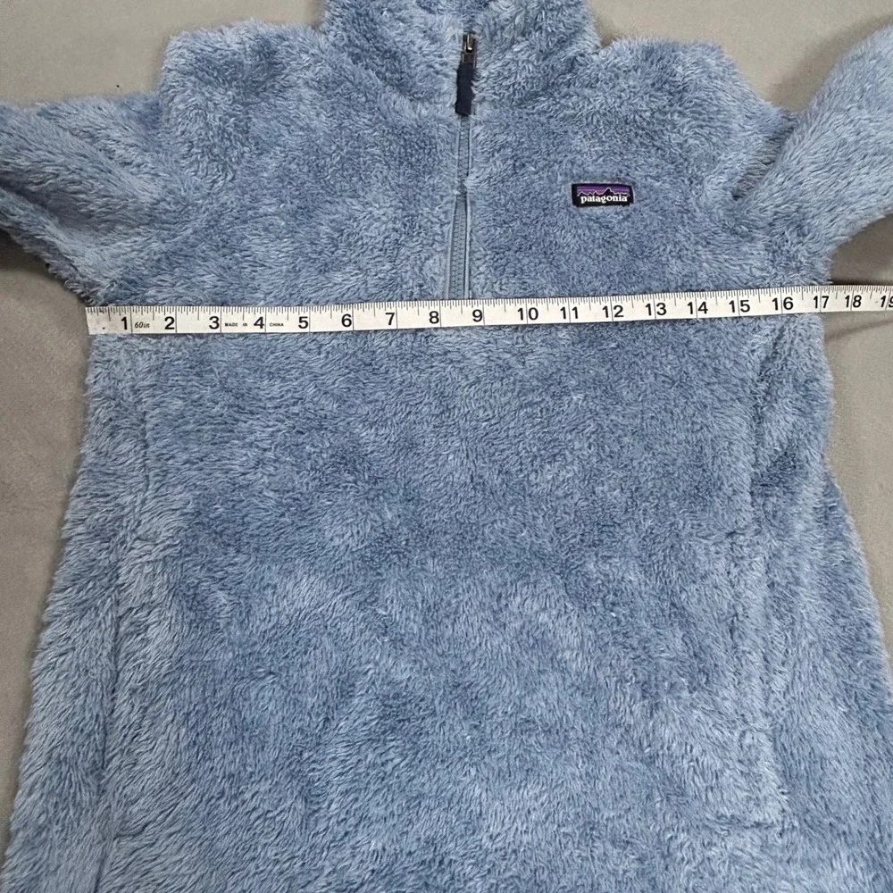 Patagonia Girls Los Gatos 1/4 Zip Fleece Pullover Blue 65495 Size L 12